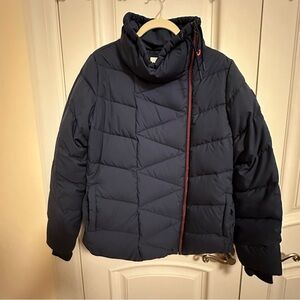 Adidas neo women navy blue warm jacket size M